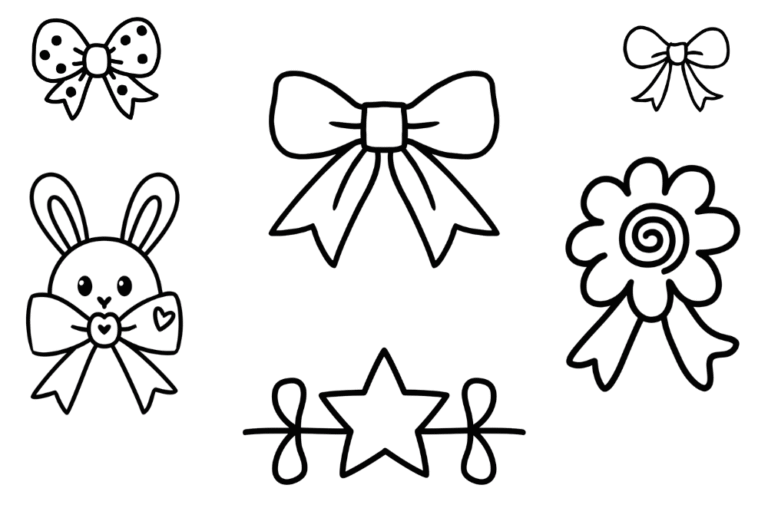 Bow Doodle Drawing Ideas