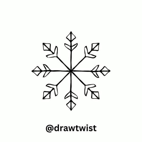Arrow-Split Snowflake