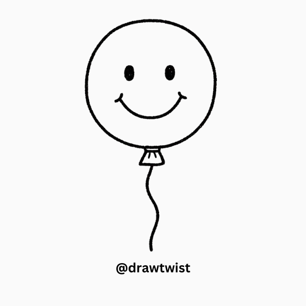 Balloon Doodle Drawing Ideas