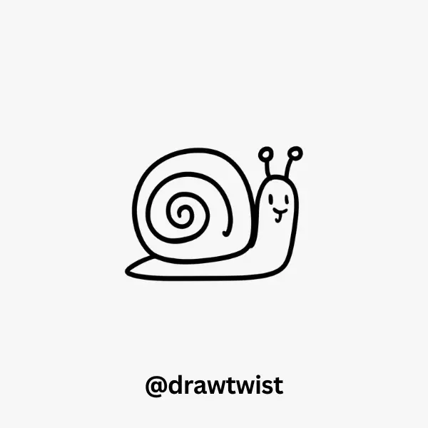 Basic Cartoon Snail