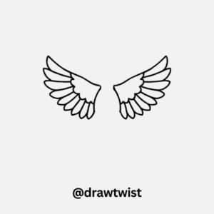 30 Fun and Easy Wing Drawing Ideas to Draw - drawtwist.com