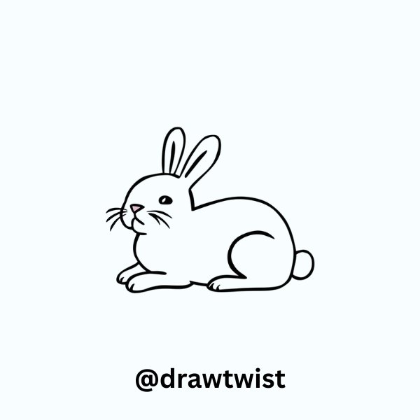 Bunny Sitting Sideways