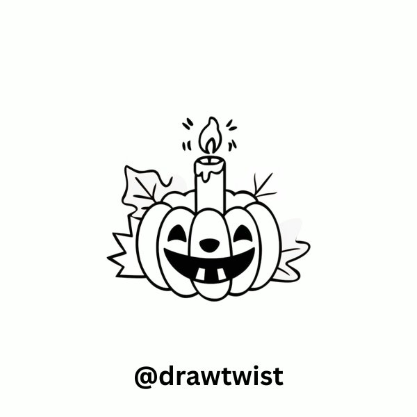 Candle in a Pumpkin (Fall Theme)