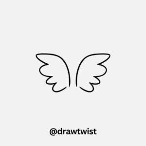 30 Fun and Easy Wing Drawing Ideas to Draw - drawtwist.com