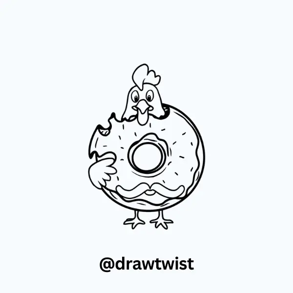 Chicken Stuck in a Donut