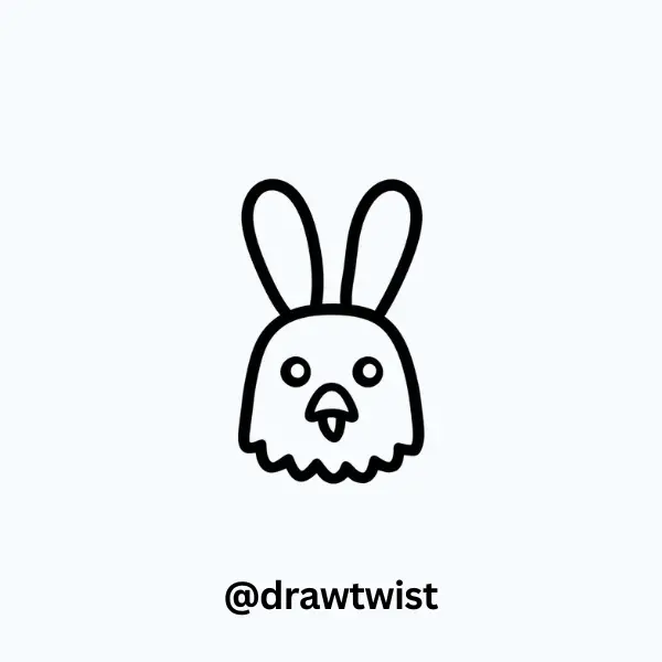 Chicken Wearing Bunny Ears