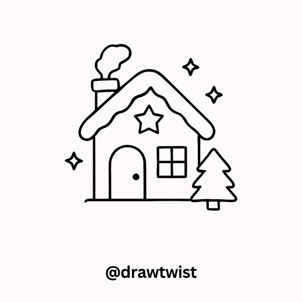 Christmas Village House