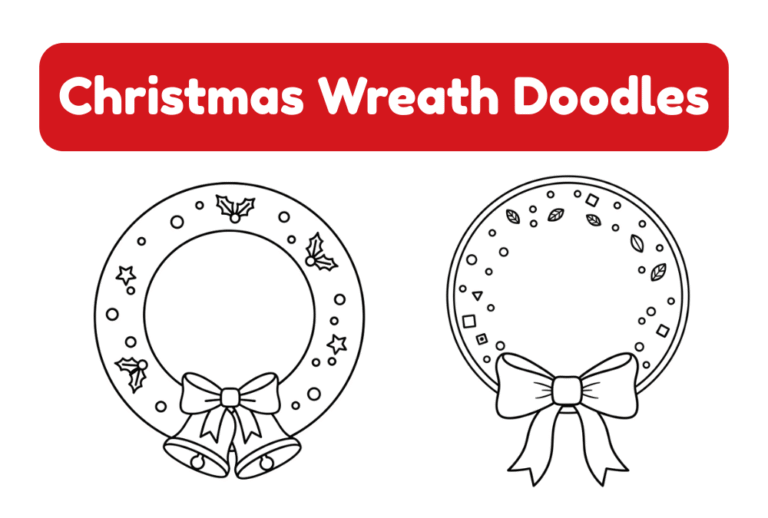 27 Christmas Wreath Doodle Ideas