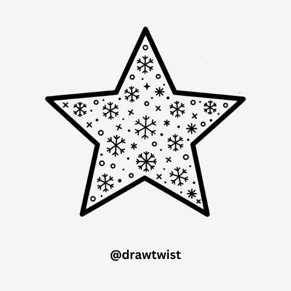 Christmas Star Doodles