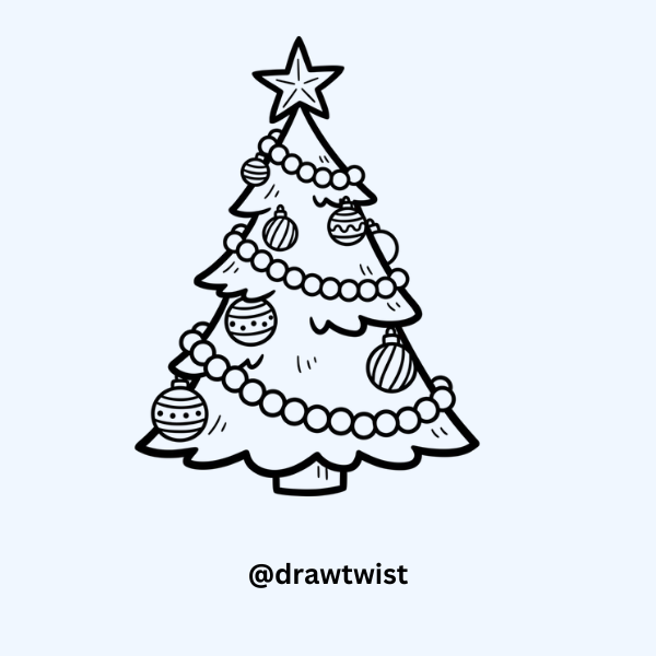 Cartoon Christmas Tree