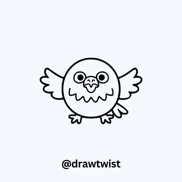 Chubby Round Eagle