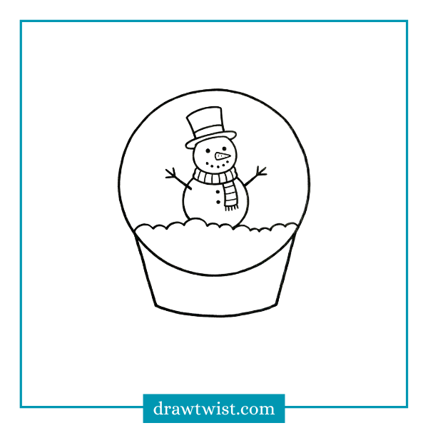 The Classic Snowman Globe (Super Easy)