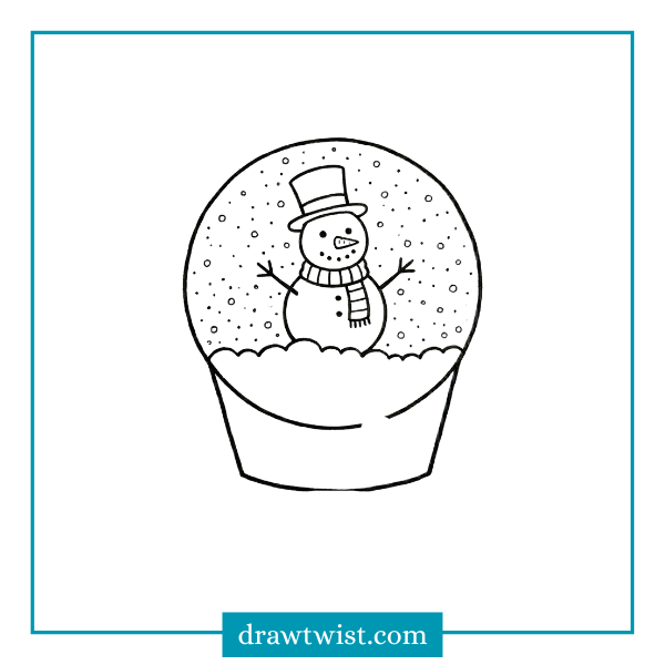 The Classic Snowman Globe (Super Easy)
