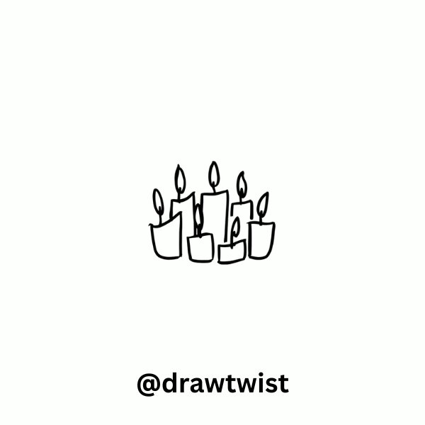 Cluster of Small Candles