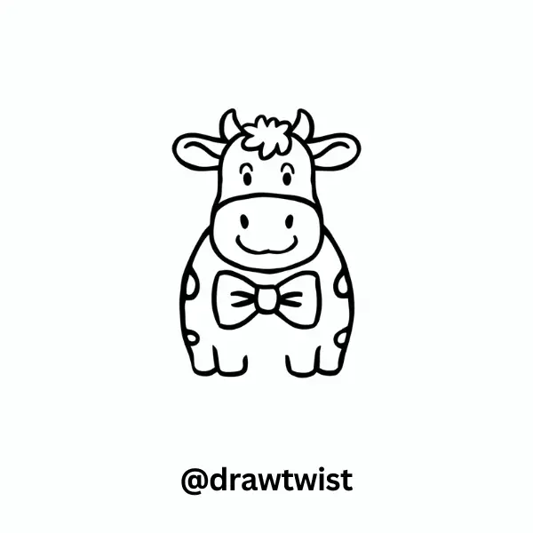 Cow with a Bowtie