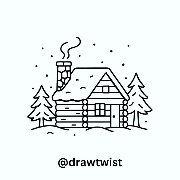 Cozy Cabin with a Stone Chimney