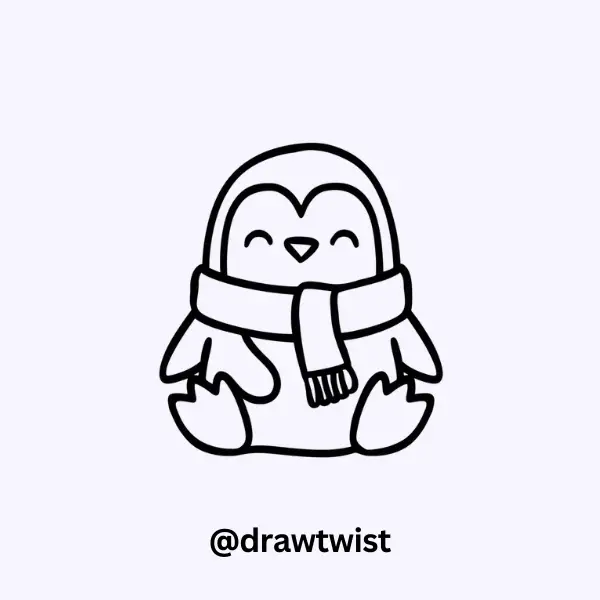 Cozy Penguin Wrap