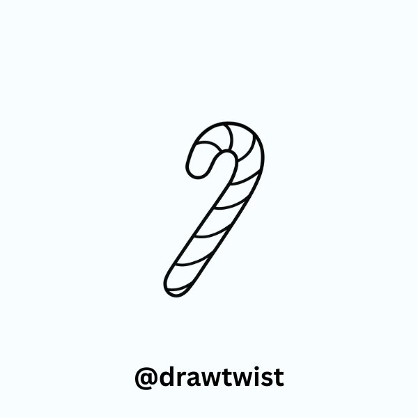 Curvy Candy Cane