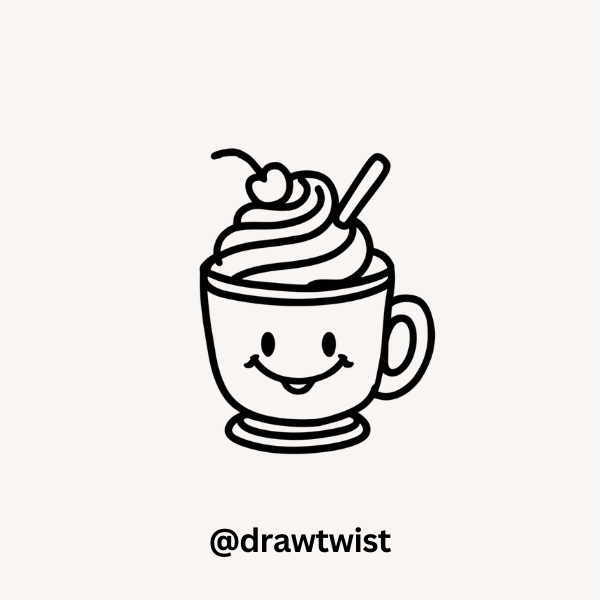 Cute Cup of Milkshake