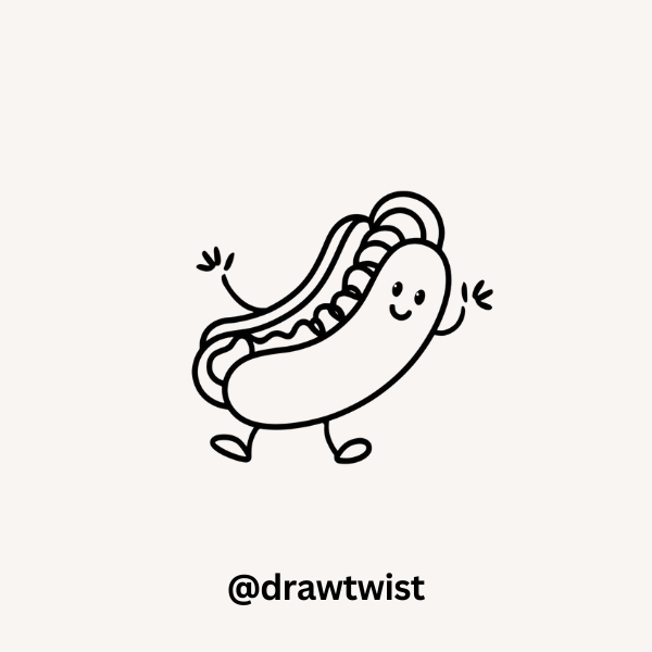 Cute Hotdog