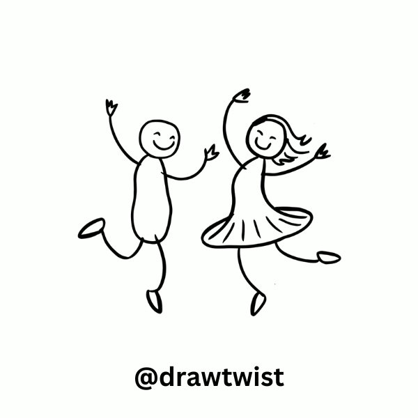 Dancing Stick Figures