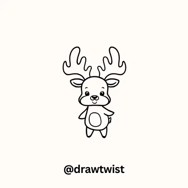 Deer With Oversized Antlers