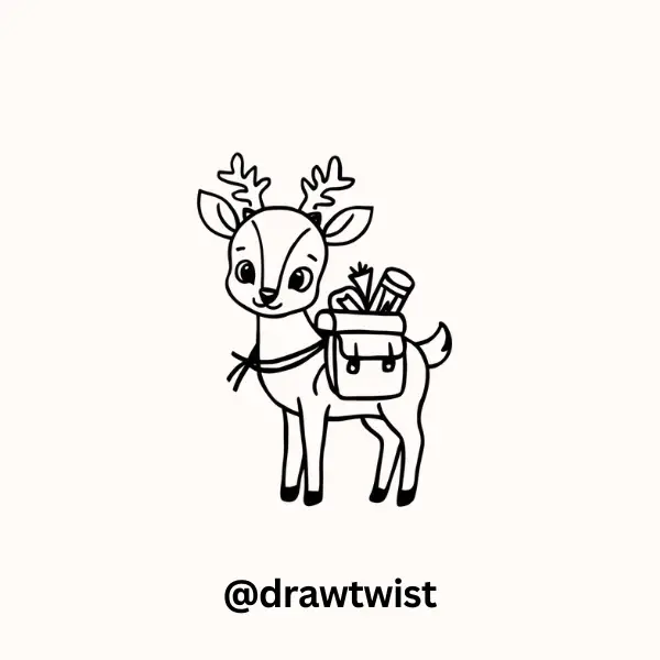 Deer With a Tiny Backpack