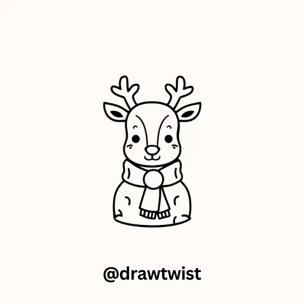 Deer in a Scarf