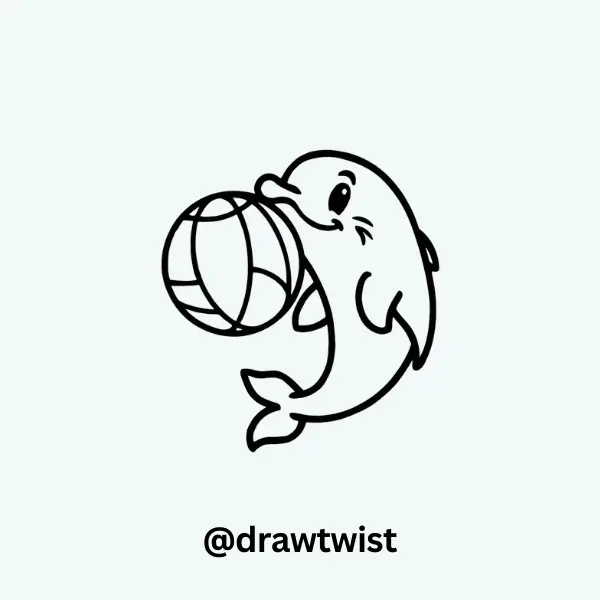 Dolphin Playing with a Ball