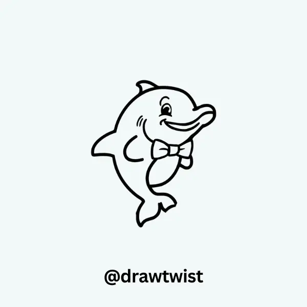 Dolphin Wearing a Bowtie