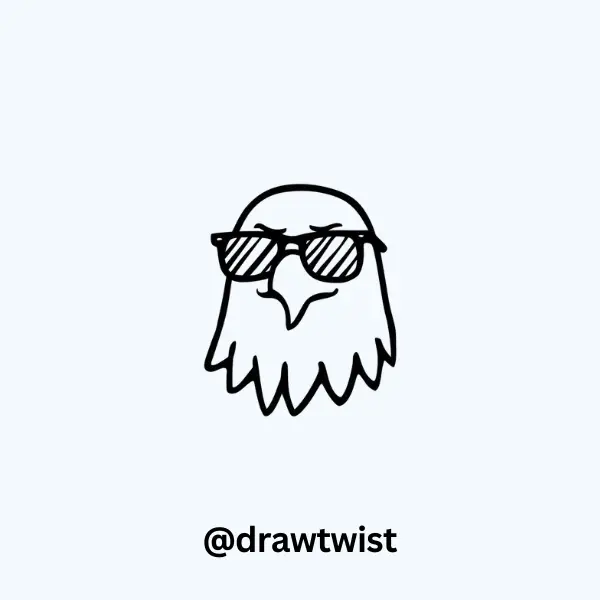 Eagle Wearing Sunglasses