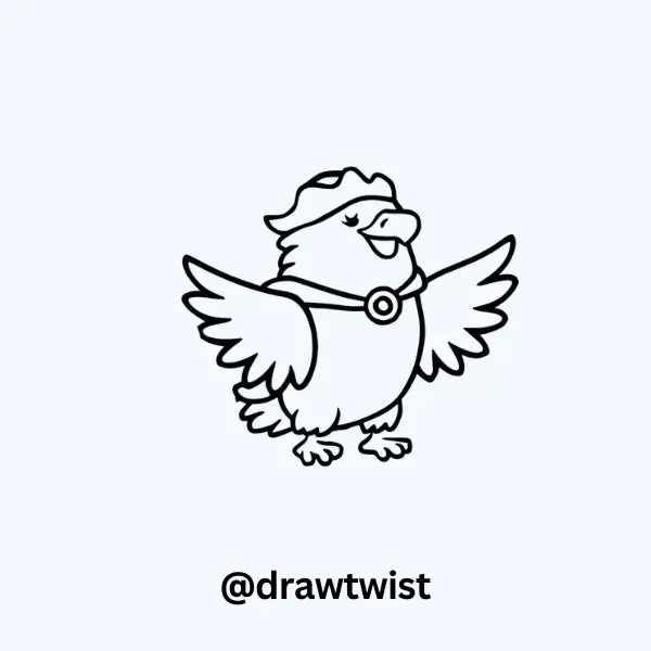 Eagle Wearing a Tiny Cape