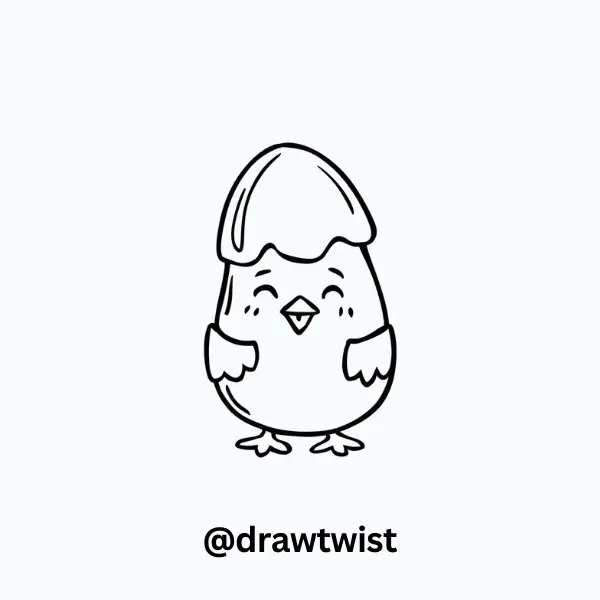 Eggshell Hat Chick
