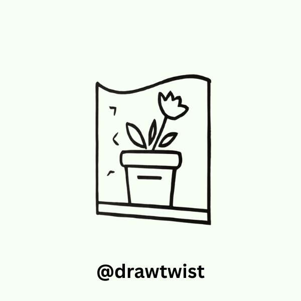 Flower Pot on a Window