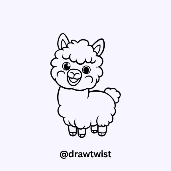 Fluffy Alpaca Smile