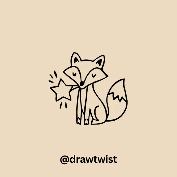 Fox Holding A Star