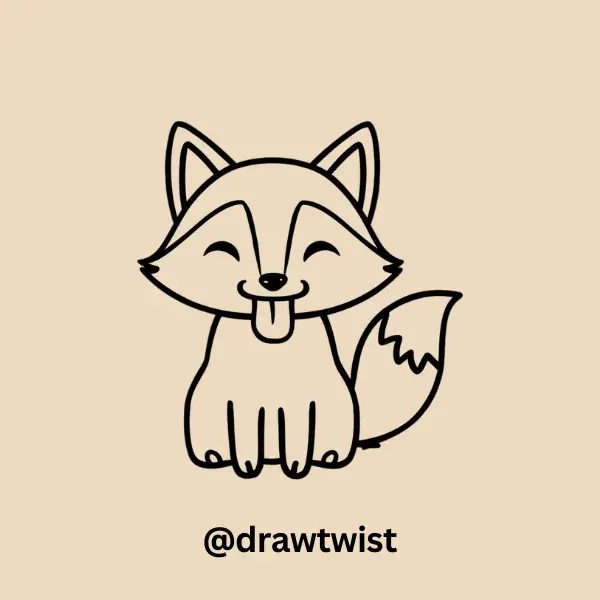 Fox Sticking Out Its Tongue
