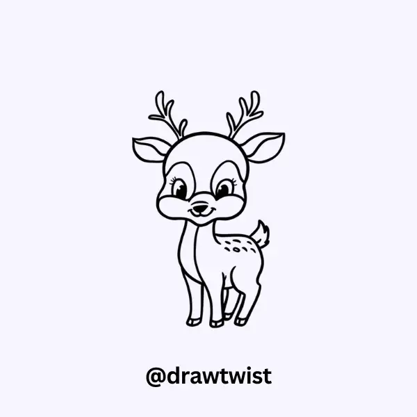 Gentle Deer Blink