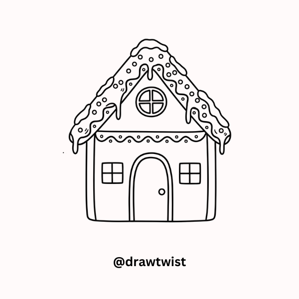 Gingerbread House Doodle