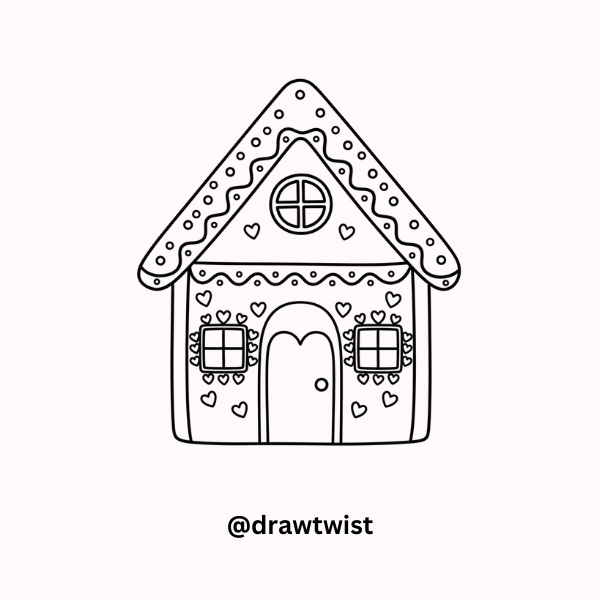 Gingerbread House Doodle