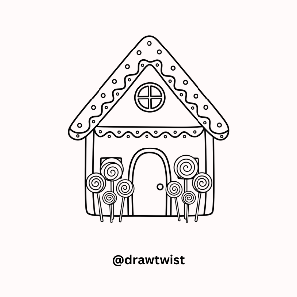 Gingerbread House Doodles