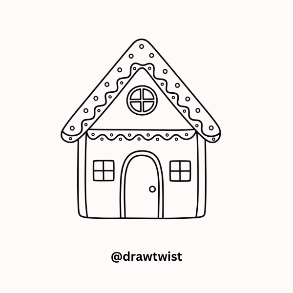 Gingerbread House Doodle