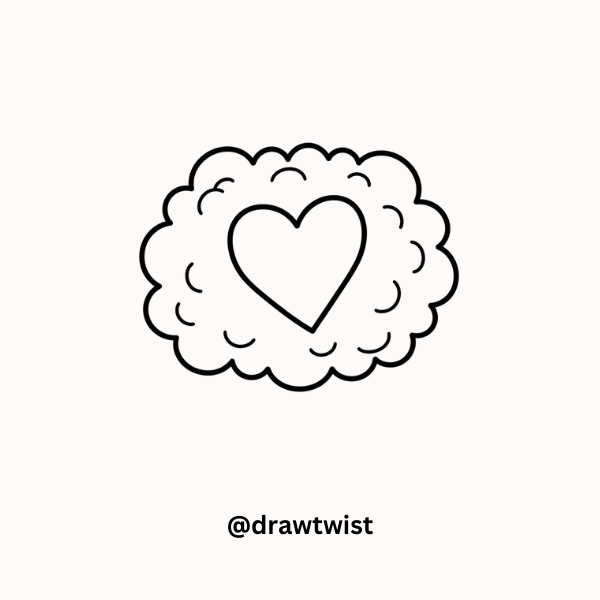 Heart Doodle Drawing Ideas