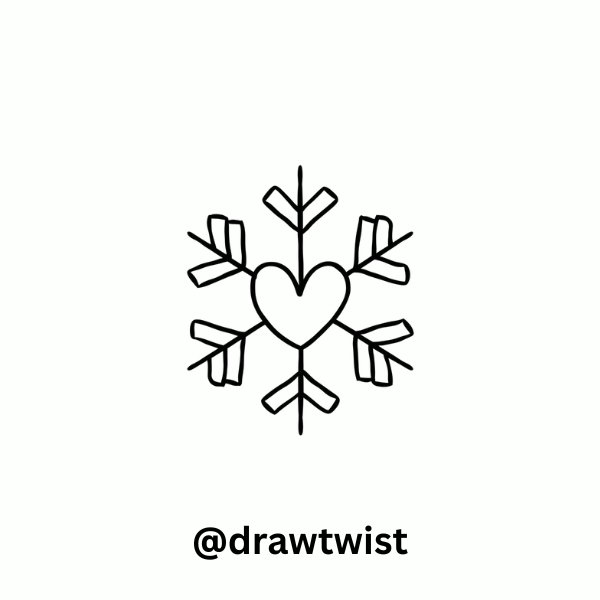 Heart Snowflake