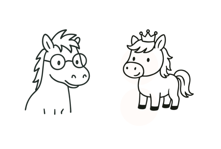 35 Easy Horse Doodle Ideas for Everyone
