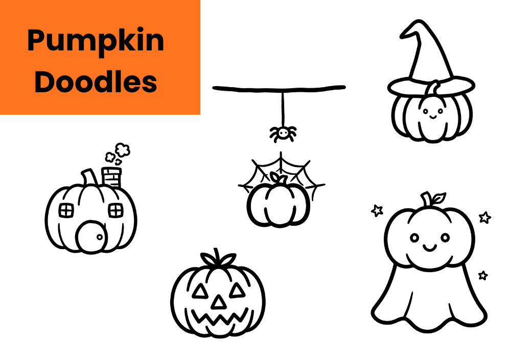 Easy Pumpkin Doodle Ideas for Fall and Halloween