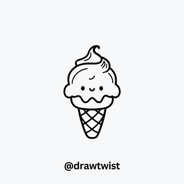 Ice Cream with Whipped Cream Top