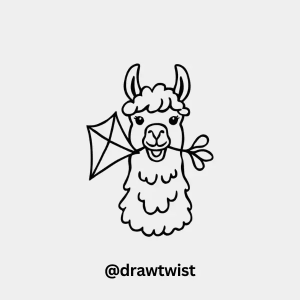Llama with a Kite