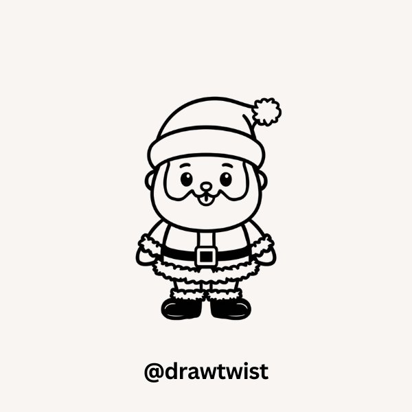 Mini Kawaii Santa