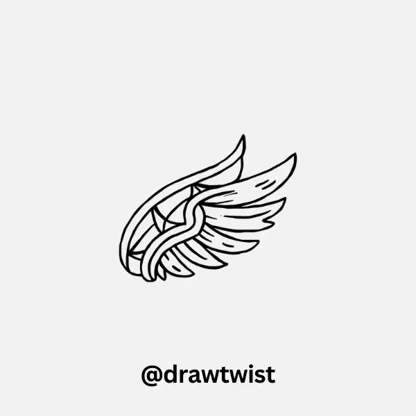 Mixed-Material Wings (Feather + Metal)